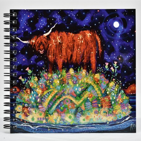 Wiro Notebook - theClassics: Highland Coo Moon